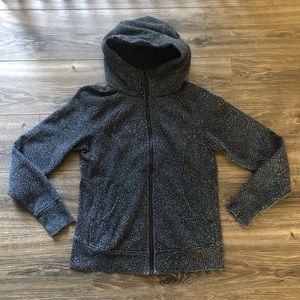 LuluLemon Deep Navy Speckled Scuba Hoodie